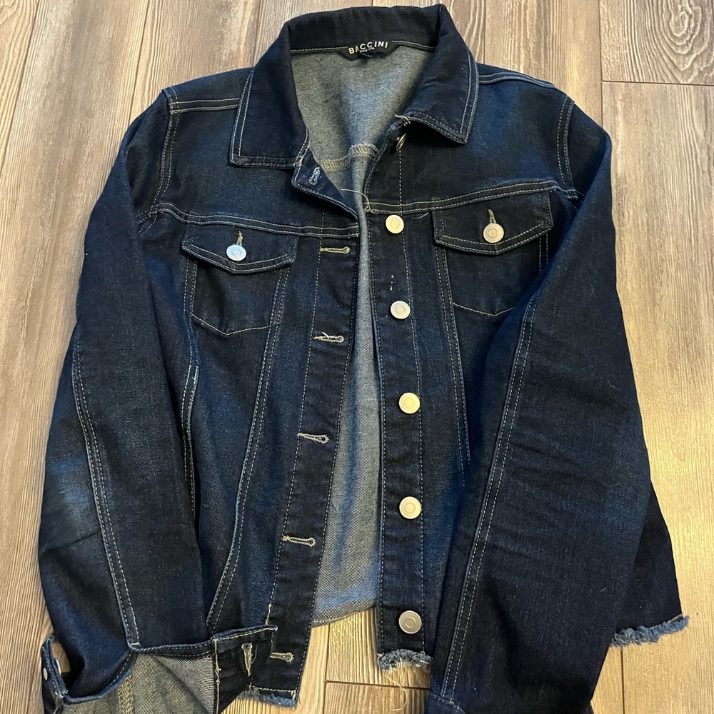 Baccini Midnight Blue Denim Jacket